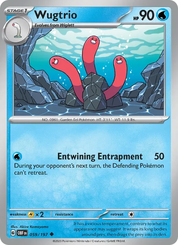 Carte Pokémon Wugtrio 059/197 Obsidian Flames