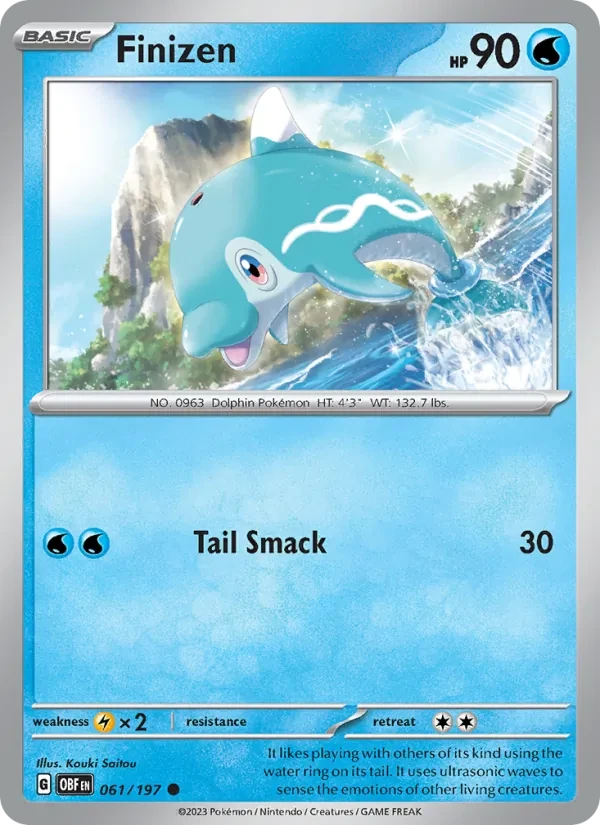 Finizen 061/197 Obsidian Flames Pokémon kaart