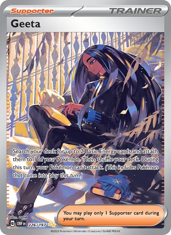 Geeta 226/197 Obsidian Flames Pokémon card