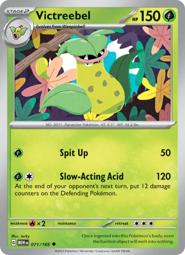 Victreebel 071/165 151 Pokémon Karte