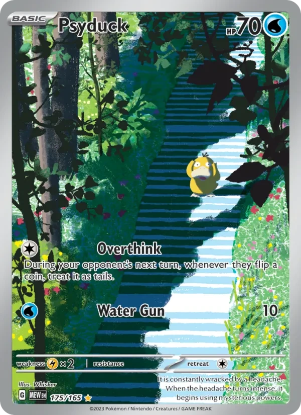 Psyduck 175/165 151 Pokémon card