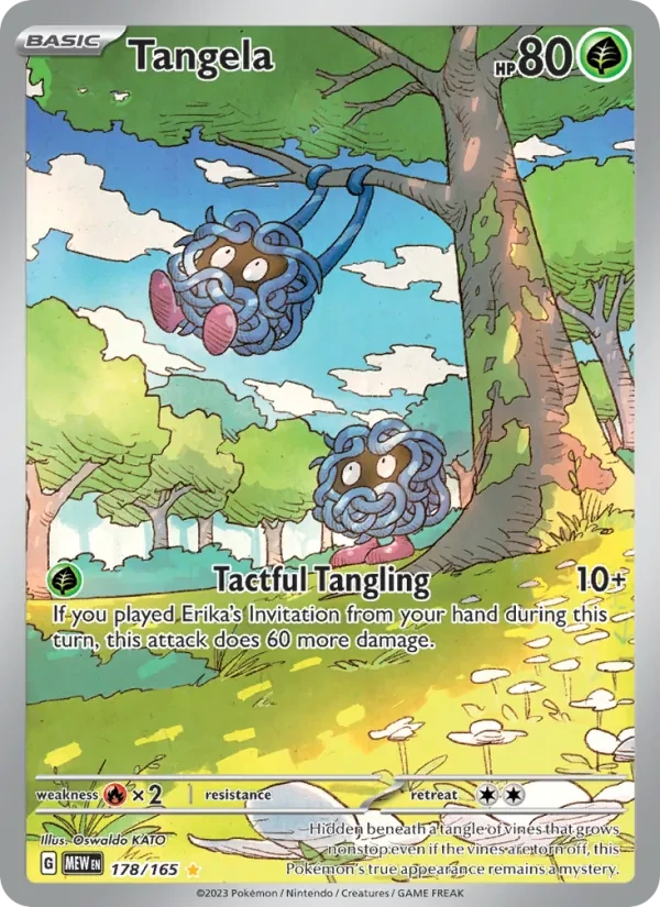 Tangela 178/165 151 Pokémon card