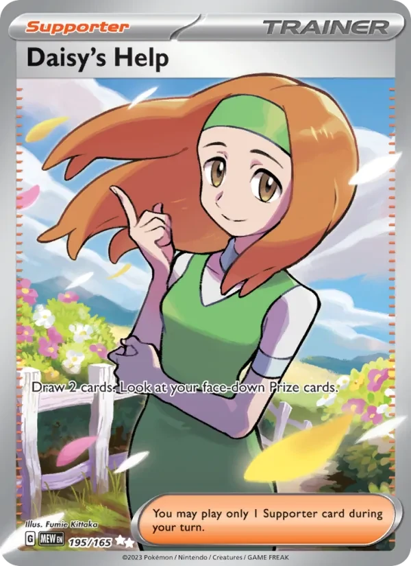 Daisy's Help 195/165 151 Pokémon Karte