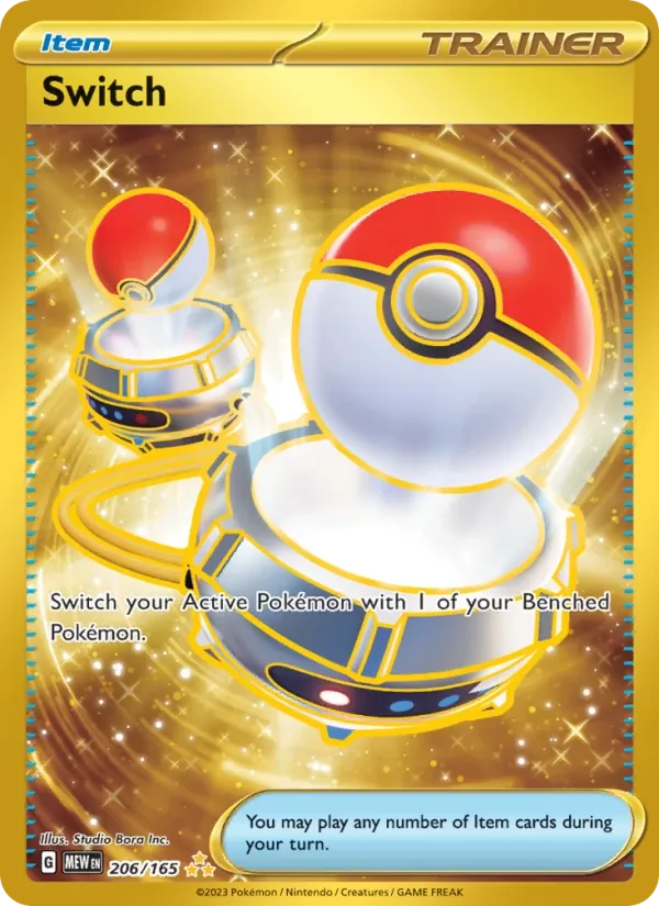 Switch 206/165 151 Pokémon Karte