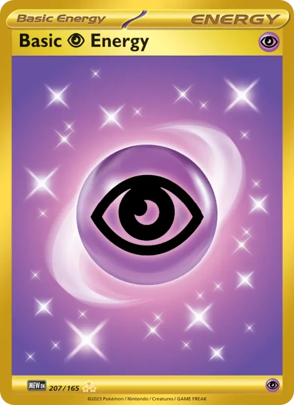 Basic Psychic Energy 207/165 151 Pokémon card