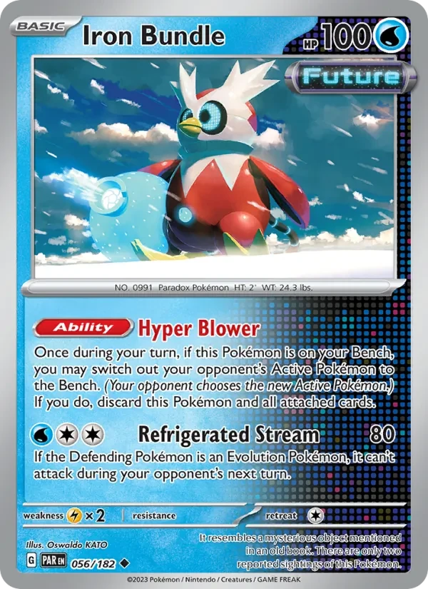 Iron Bundle 056/182 Paradox Rift Pokémon card