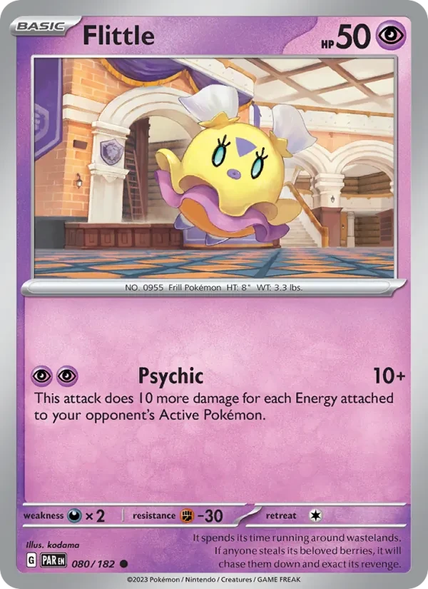 Flittle 080/182 Paradox Rift Pokémon Karte