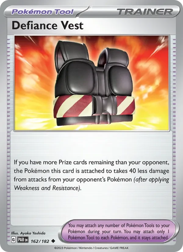 Defiance Vest 162/182 Paradox Rift Pokémon card