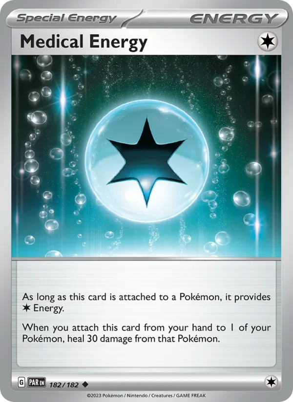 Medical Energy 182/182 Paradox Rift Pokémon Karte