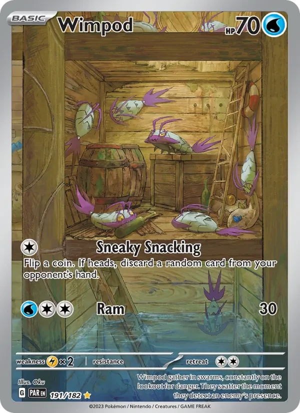 Wimpod 191/182 Paradox Rift Pokémon card