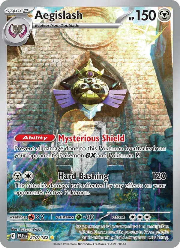 Aegislash 210/182 Paradox Rift Pokémon card