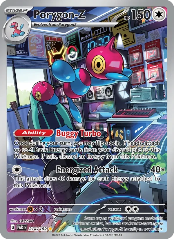 Porygon-Z 214/182 Paradox Rift Pokémon card