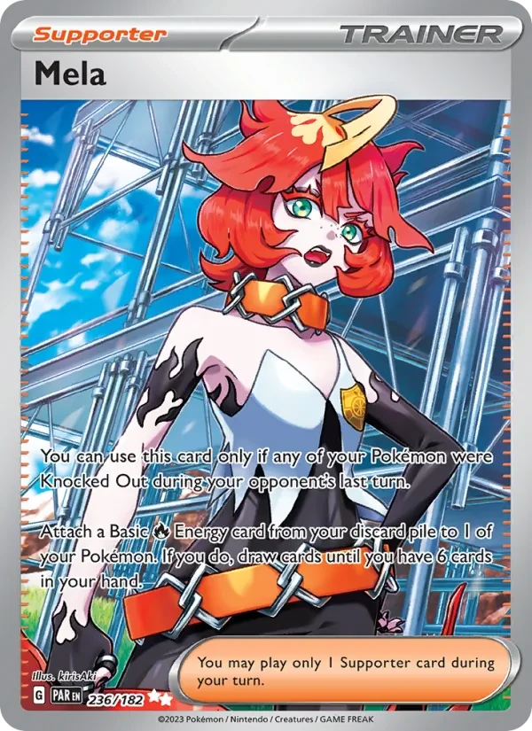 Mela 236/182 Paradox Rift Pokémon Karte