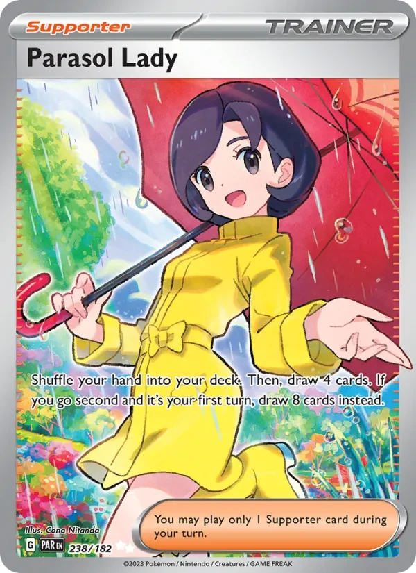 Parasol Lady 238/182 Paradox Rift Pokémon card