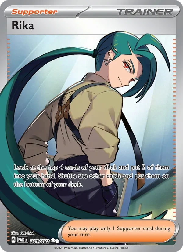 Rika 241/182 Paradox Rift Pokémon card