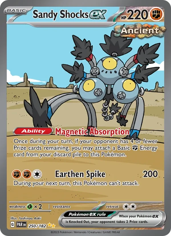 Sandy Shocks ex 250/182 Paradox Rift Pokémon card