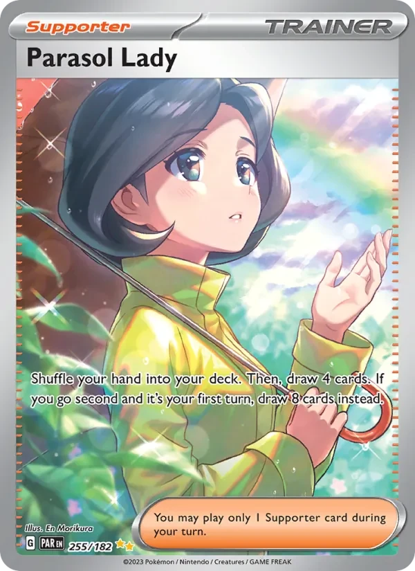 Parasol Lady 255/182 Paradox Rift Pokémon card