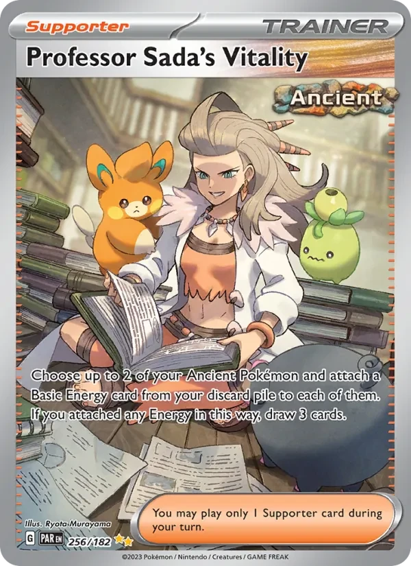 Professor Sada's Vitality 256/182 Paradox Rift Pokémon Karte