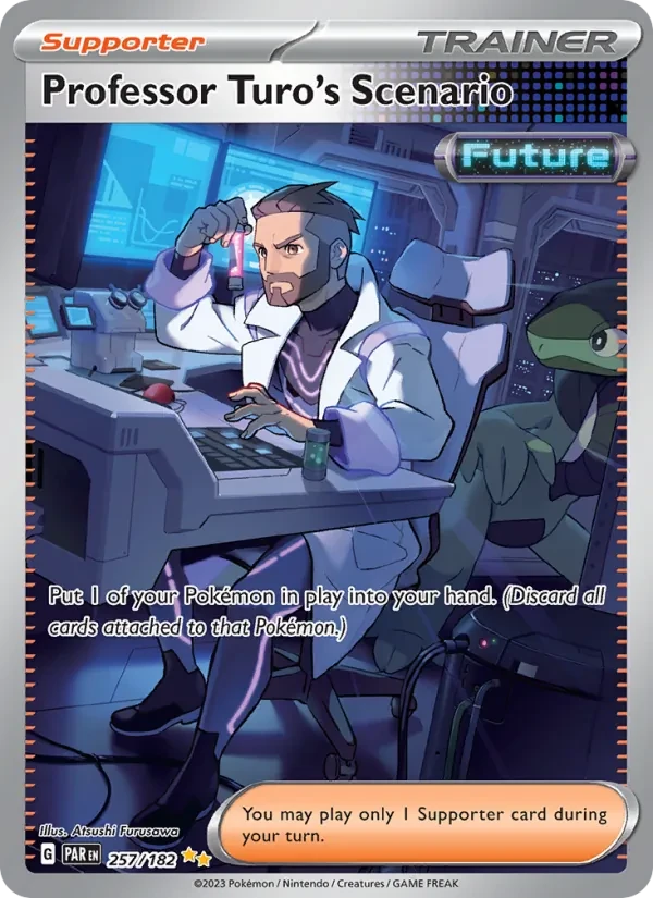 Professor Turo's Scenario 257/182 Paradox Rift Pokémon card
