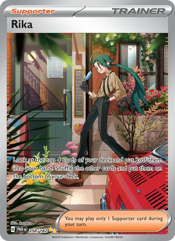 Rika 258/182 Paradox Rift Pokémon Karte