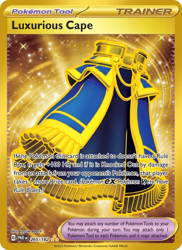 Luxurious Cape 265/182 Paradox Rift Pokémon card