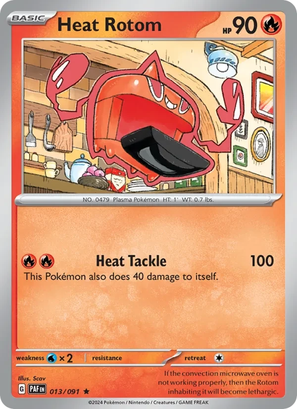Heat Rotom 013/91 Paldean Fates Pokémon card