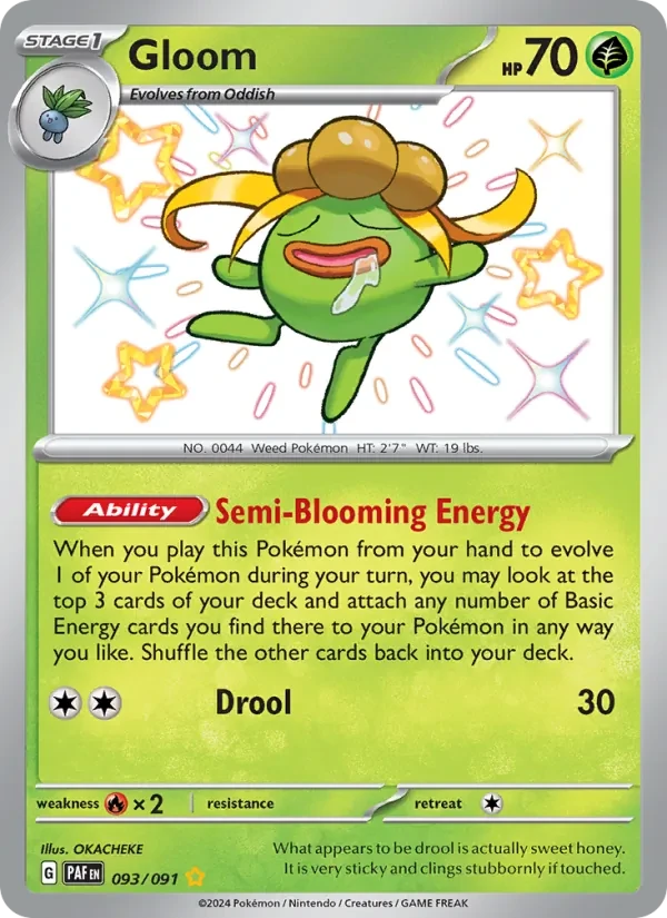 Gloom 093/91 Paldean Fates Pokémon card