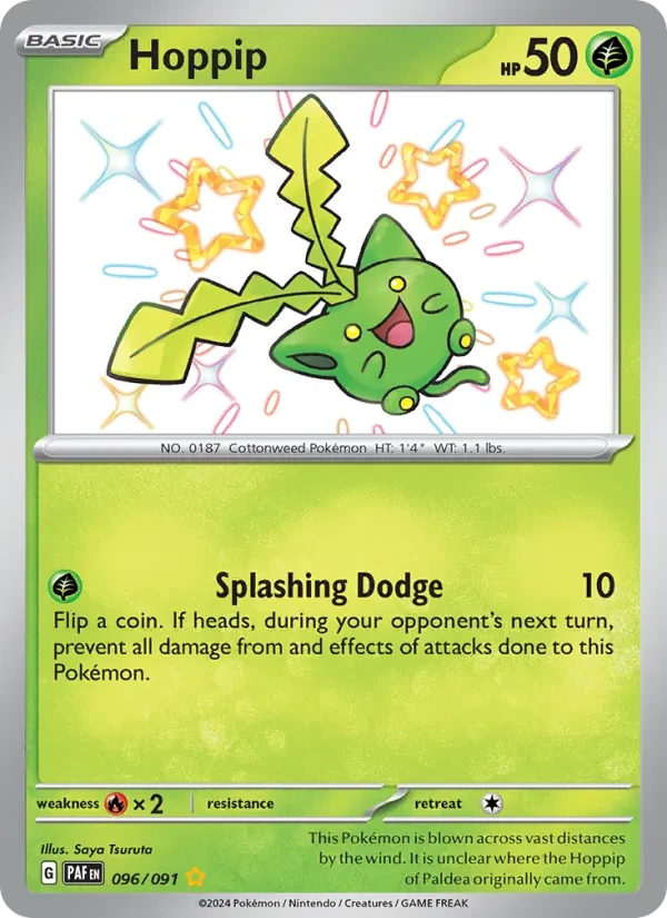 Hoppip 096/91 Paldean Fates Pokémon card
