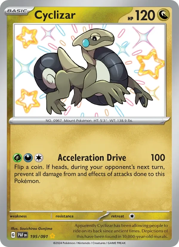 Cyclizar 195/91 Paldean Fates Pokémon card