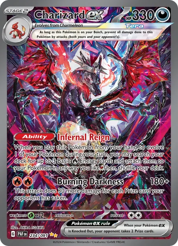 Charizard ex 234/91 Paldean Fates Pokémon card