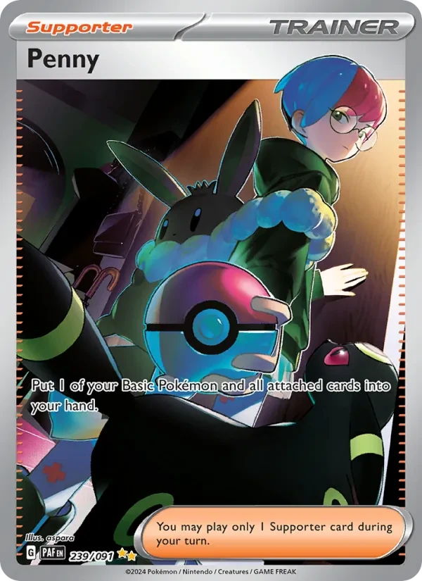 Penny 239/91 Paldean Fates Pokémon card