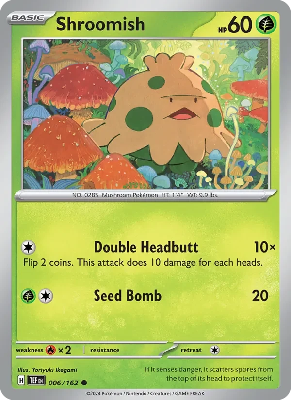 Shroomish 006/162 Temporal Forces Pokémon card