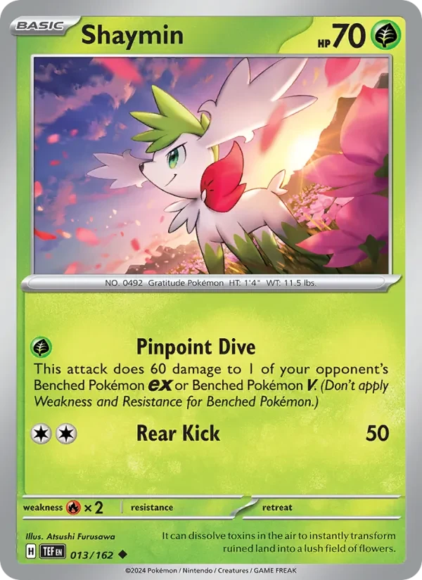 Carte Pokémon Shaymin 013/162 Temporal Forces