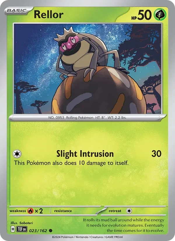 Carte Pokémon Rellor 023/162 Temporal Forces