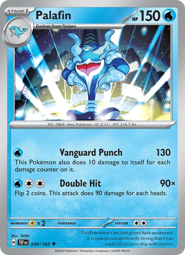 Palafin 049/162 Temporal Forces Pokémon card