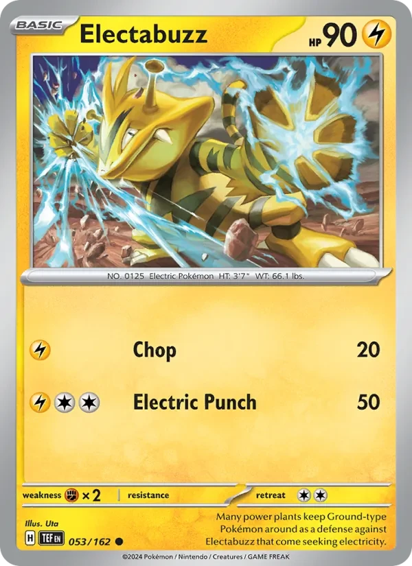 Carta Pokémon Electabuzz 053/162 Temporal Forces