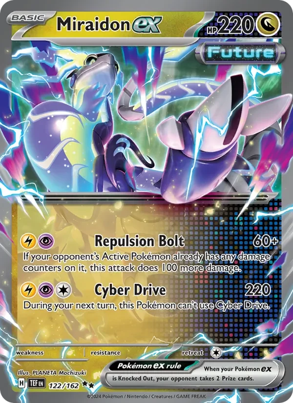 Miraidon ex 122/162 Temporal Forces Pokémon card