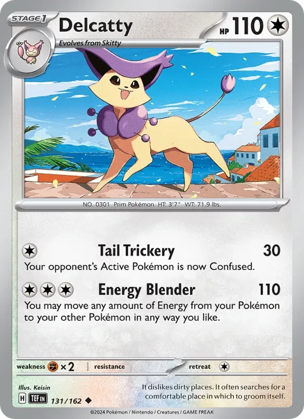 Delcatty 131/162 Temporal Forces Pokémon card