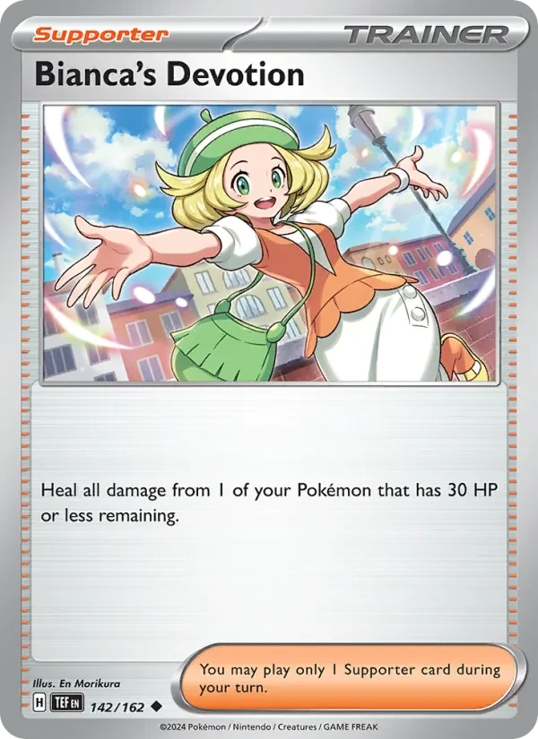 Bianca's Devotion 142/162 Temporal Forces Pokémon card