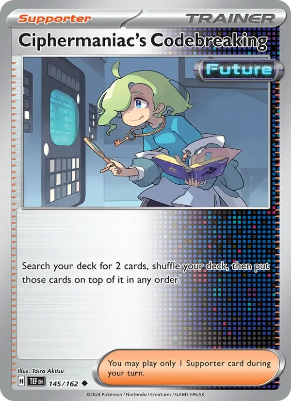 Ciphermaniac's Codebreaking 145/162 Temporal Forces Pokémon card