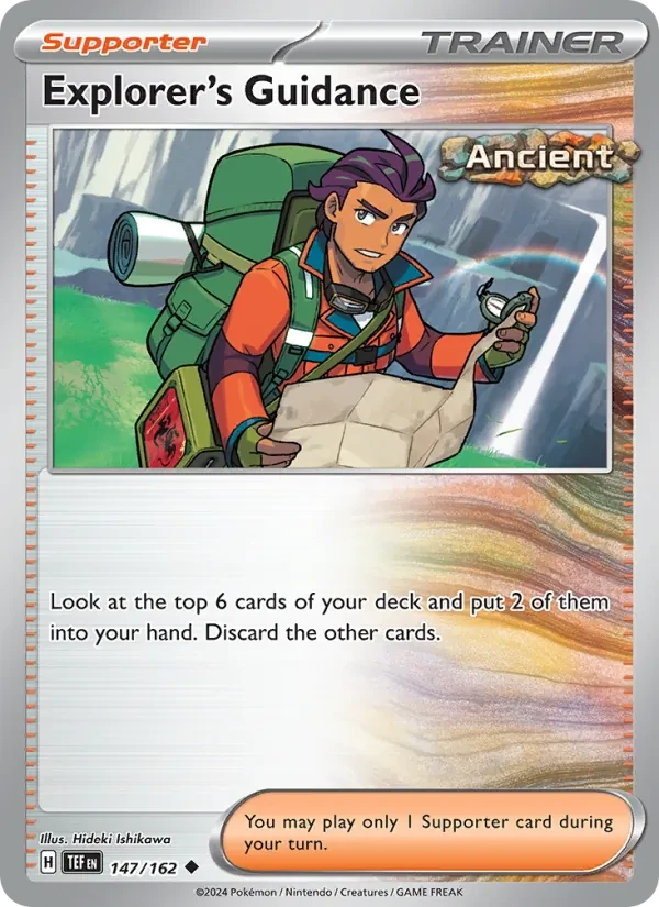 Explorer's Guidance 147/162 Temporal Forces Pokémon card