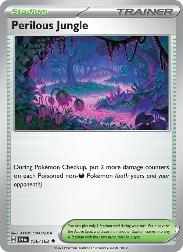 Perilous Jungle 156/162 Temporal Forces Pokémon card