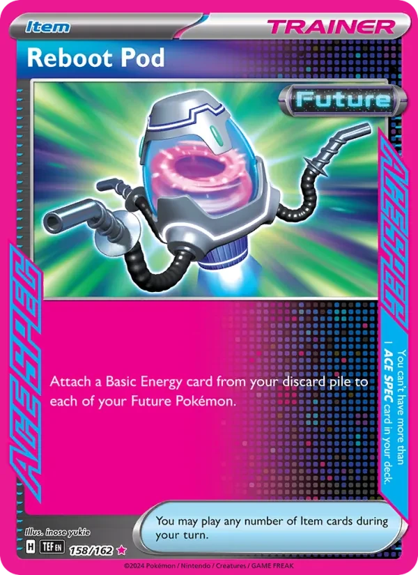 Reboot Pod 158/162 Temporal Forces Pokémon card
