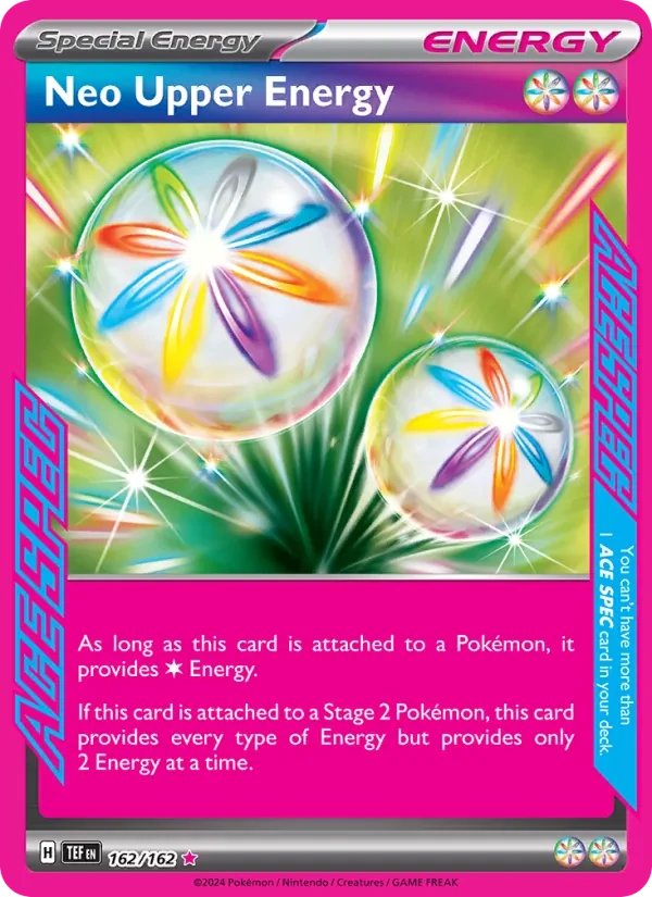 Carta Pokémon Neo Upper Energy 162/162 Temporal Forces