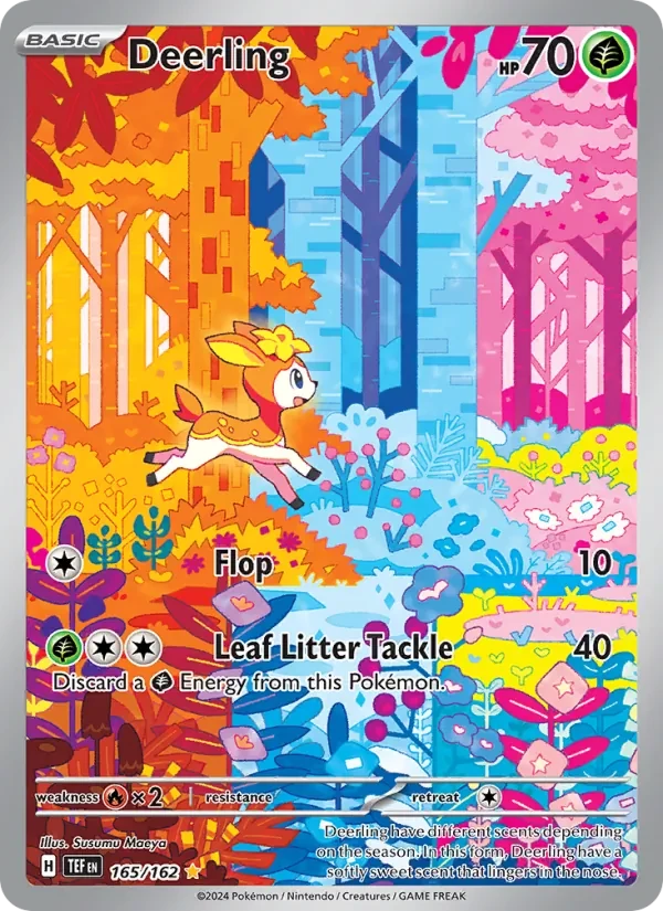 Deerling 165/162 Temporal Forces Pokémon card