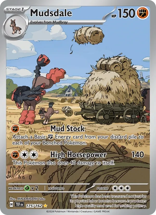 Mudsdale 175/162 Temporal Forces Pokémon card