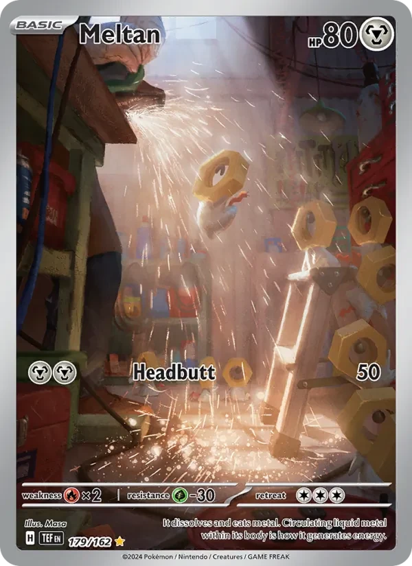 Meltan 179/162 Temporal Forces Pokémon card