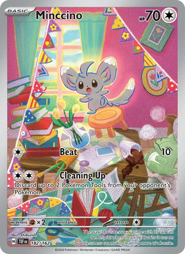 Minccino 182/162 Temporal Forces Pokémon card