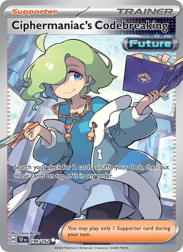 Ciphermaniac's Codebreaking 198/162 Temporal Forces Pokémon card
