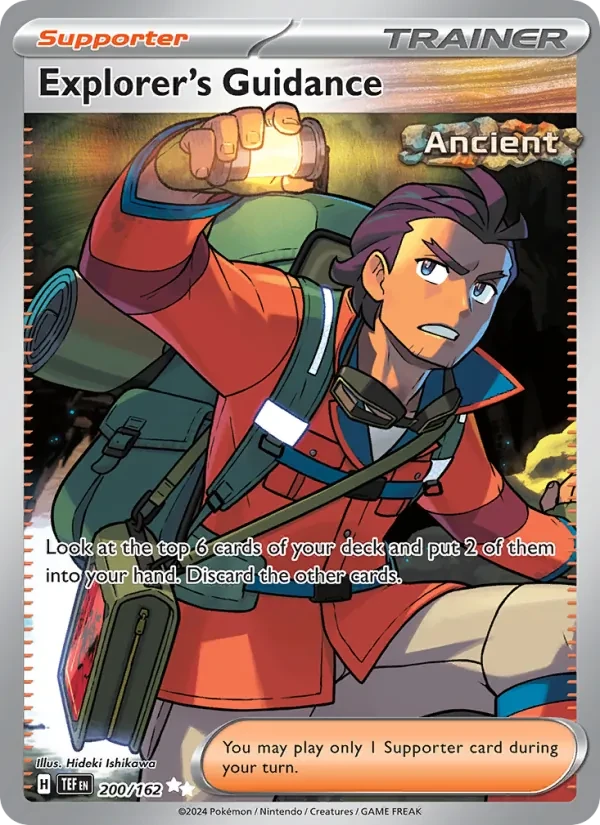 Explorer's Guidance 200/162 Temporal Forces Pokémon card